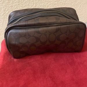 Coach large toiletry bag